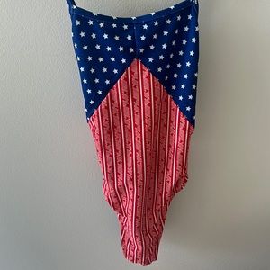 Vintage Jolyn Cory Amerikah Tie Back Onesie 28